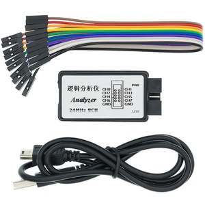 1 juego recién llegado USB Logic Analyze 24M 8CH, MCU FPGA DSP herramienta de depuración analizador lógico
