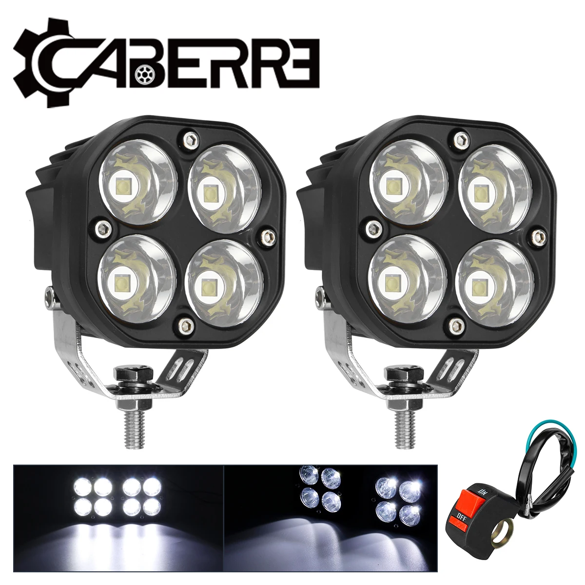 Blanc avec interrupteur