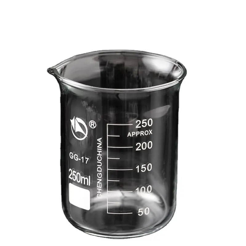 UFU-vaso de medición de borosilicato, vidrio de laboratorio