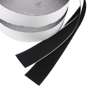 Cinta adhesiva de gancho y bucle de doble cara autoadhesiva trasera Cinta de sujeción de gancho y bucle adhesiva - Product Image 5