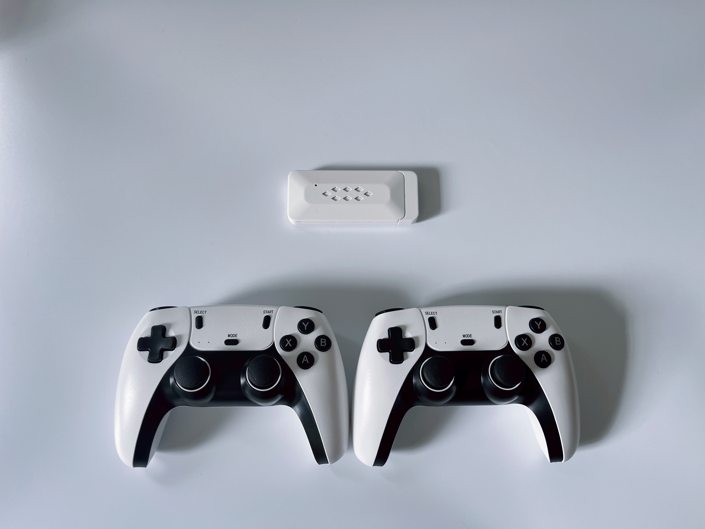 White with 2 wireless controllers