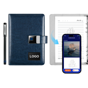 Customization AI Function Smart <strong>Notebook</strong> Smart Pen Business <strong>Notebook</strong> With USB Flash Drive Fingerprint Lock and AI Software - Product Image 1