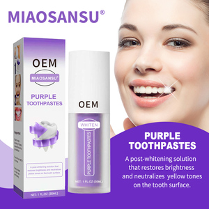 Kem đánh răng màu tím cho răng nhạy cảm 100g công thức làm sạch miệng hơi thở tươi làm trắng hiệu ứng cho răng trắng sửa chữa nhà - Product Image 2