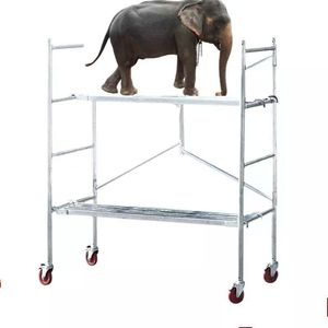 Andamio de construcción Ledger estándar Diagonal Brace HDG Galvan Q235 Q345 Material Escalera Andamio - Product Image 1