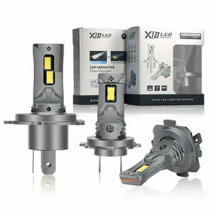หลอดไฟหน้า X18ตัดหมอก LED 6000K 12V H4 H7 IP68การถอดรหัสแบบอัจฉริยะขนาดมินิ - Product Image 6