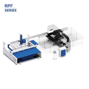 Blech Flexible automatische Produktions linie Laden Entladen CNC-Revolver-Stanz maschine - Product Image 1