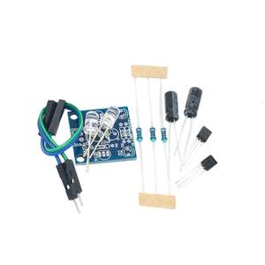 Modul MHT11 Einfache 5-mm-LED-Blitz-DIY-Kits DC 3V-14V Circuit Electronics Suite 1,6mm Teile für Arduino Blinkendes Blink kit