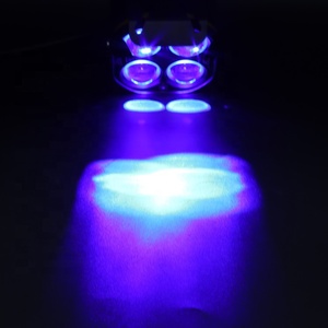 4 <span class=keywords><strong>LED</strong></span> ống kính kép màu trắng và màu vàng flash với màu xanh bãi đậu xe ánh sáng xe máy thể thao ánh sáng cho xe tải xe máy xe điện - Product Image 6