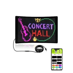 Programmier bares Scrollen LED-Zeichen App Control Store Fenster LED-Bildschirm anzeige Bild importieren Benutzer definierte Text muster Animation - Product Image 1