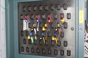 Landwell i-keybox-48 Новый интеллигентая (ый) ключ в режиме реального времени отслеживать Разрешение системы управления отпечатков пальцев ключ шкафчик для хранения документов - Product Image 2