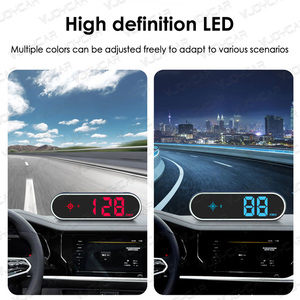 Low Cost New Colorful Display GPS Digital Speedometer Time Clock HUD Display Over-speed Alarm KMH <strong>MPH</strong> Switch for All Cars - Product Image 6