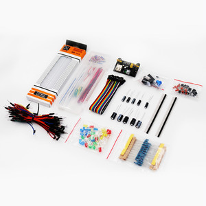 Componentes eletrônicos divertido Kit Módulo de Alimentação, Jumper, 830 Starter Kit Placa De Ensaio para Arduinos