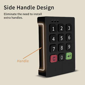 ABS Anti-Theft Marine Electronic Smart Locker Lock ABS Door with Steel <strong>Key</strong> and Keypad Unlock Way Durable - Product Image 2