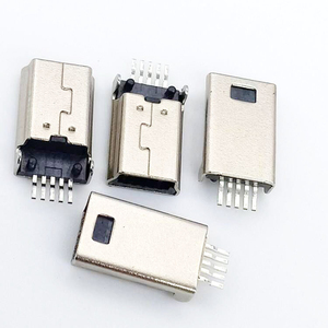 HOYATO Usb连接器微型5针Dip Usb连接器母部分b型微型Usb插座，用于手机充电引脚连接器