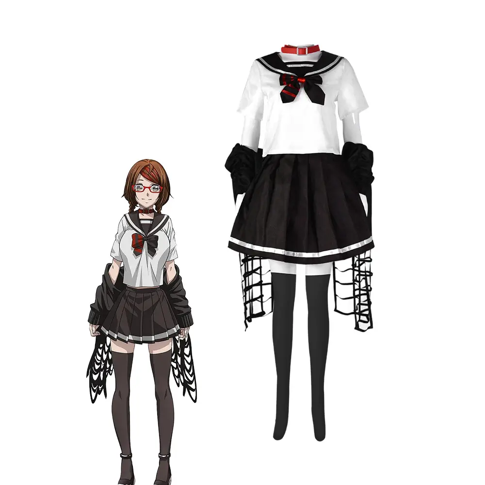 Personalizzato adulto Polka Shinoyama Costume Cosplay Dead Mount Dead Death Play Outfit vestiti di Halloween