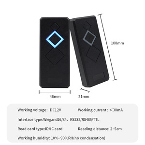 IP68 impermeabile senza contatto RFID lettore Wiegand RS232/485 interfaccia 125khz ID Smart lettore di schede di controllo di accesso di prossimità - Product Image 6