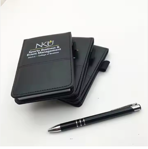Cubierta de cuero de fábrica con logotipo personalizado impreso con Bloc de notas de papel insertado A7 Planificador de cuero de bolsillo PU Business Small Notebook - Product Image 2