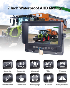 7 Inch TFT LCD Digital <strong>Monitor</strong> 3-Way HD Video Signal <strong>Input</strong> Waterproof Rear View Car <strong>Monitor</strong> for Harvester - Product Image 5