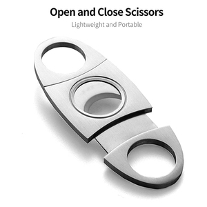 シングルブレードシャープダブルギロチンラウンドおよび<span class=keywords><strong>V</strong></span>ハイエンド刻印シガーカッター