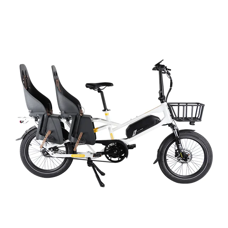 2023 toptan Motorlife gemi hazır yeni tasarım elektrikli kargo bisikleti elektrikli anne kargo bisikletleri çin elektrikli bisiklet
