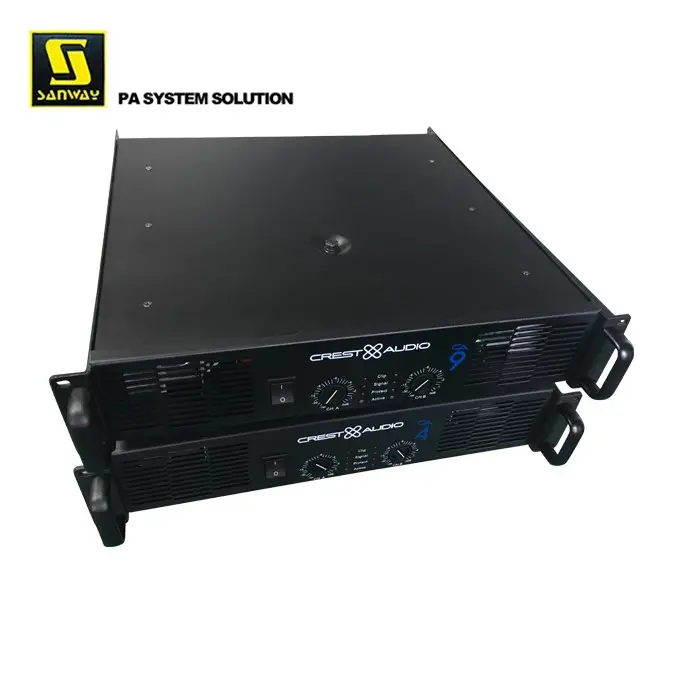 CA9 2 kanal 2600W AB sınıfı PA ses trafo güç amplifikatörü