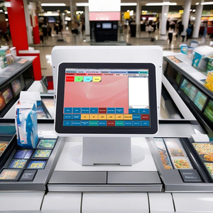 Terminal <span class=keywords><strong>POS</strong></span> de tela de toque para máquina de fazer pedidos de restaurantes, tudo em um sistema de computador <span class=keywords><strong>POS</strong></span>