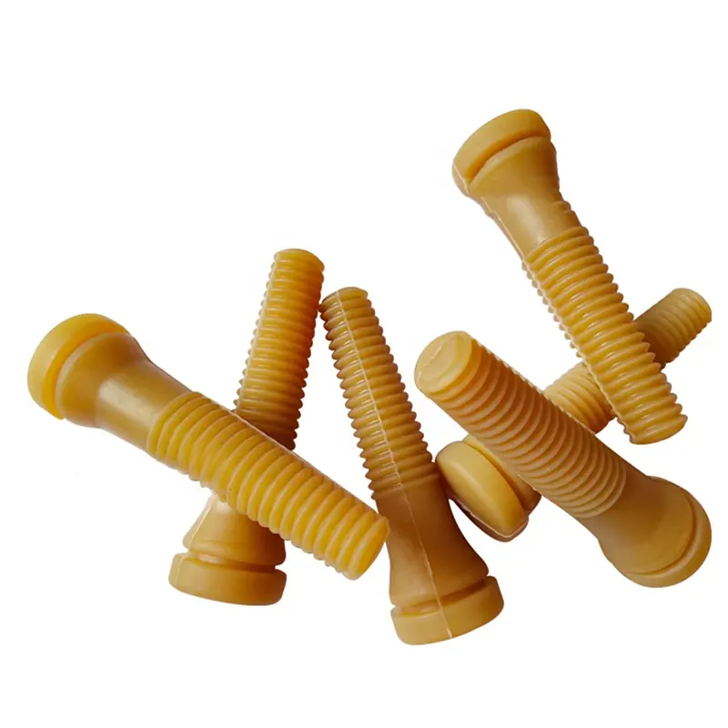 Spiral rubber fingers of Chicken plucking machine and plucker machine