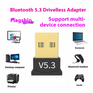 USB Bluetoothアダプター5.3ワイヤレスBluetoothレシーバー送信機カーオーディオスピーカーマウスKeyboard-10mレンジドライバーフリー - Product Image 2