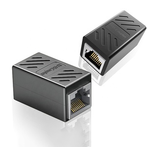 RJ45 Ethernet Network Cable <strong>Adapter</strong> Ethernet Shield Extender Gigabit network two-way connector Inline coupler - Product Image 6