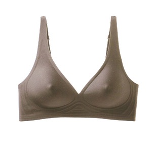 New Jelly Fio-Livre Suporte Pele Fina Amigável Push up Respirável Sutiã Mamilo Sem Costura Confortável Com Mamilo Algodão Pad Bra BH - Product Image 5