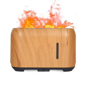 Neuheiten 24V Electric 3D Fire Aroma Diffusor Fernbedienung Flammen be feuchter mit 8 Farblich tern Einstellbarer Timer - Product Image 1