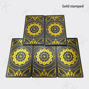 Zarif dayanıklı lüks altın damgalı altın kenarları Tarot Oracle iskambil kartları fabrika fiyat vinasyon için özelleştirilmiş baskı - Product Image 3