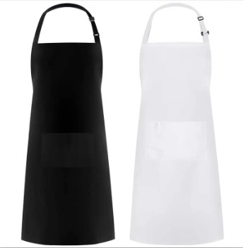 Longue ensemble deux pièces noir et blanc.