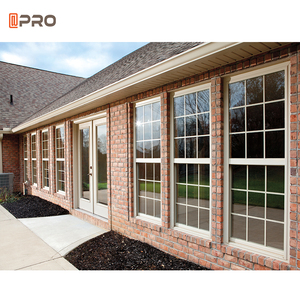 Thermally Broken Grill Design American Style Glass Aluminium Vertical up Down Sliding <strong>windows</strong> <strong>Sash</strong> Single Double Hung <strong>Window</strong> - Product Image 6