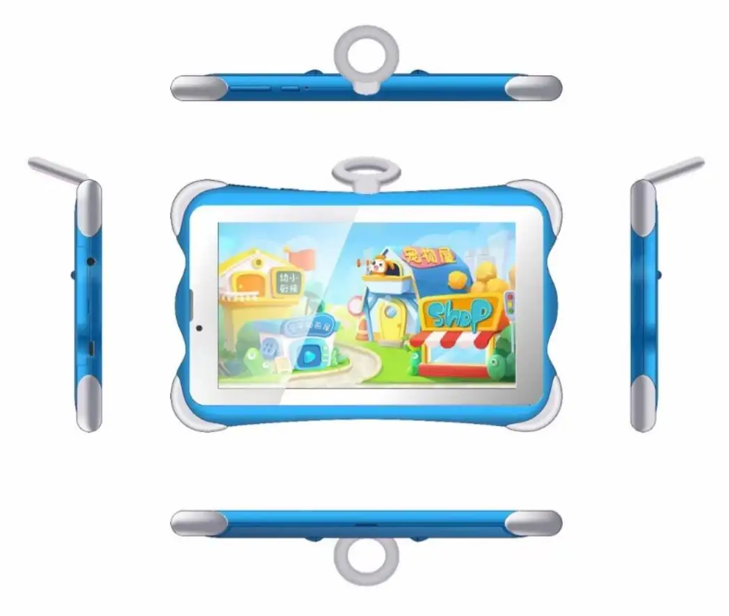 7 Zoll Kinder lernen Tablet für Kinder mit Silikon Fall stehen Mini MID