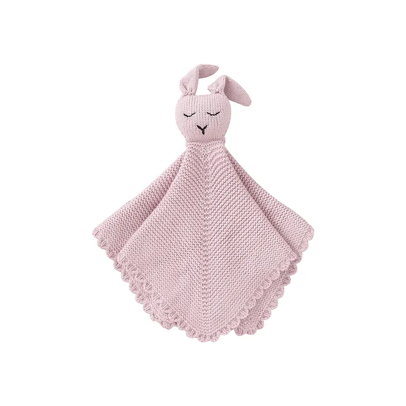 The latest roll-out baby comfort cloth plush baby lovey cozy newborn baby attachment object