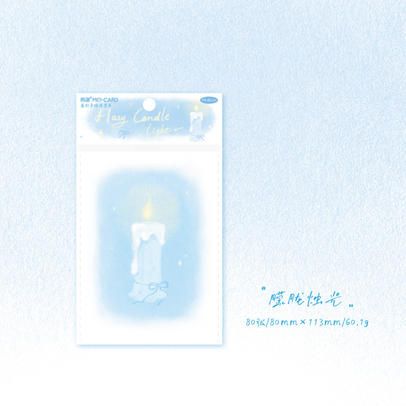 Hazy candlelight