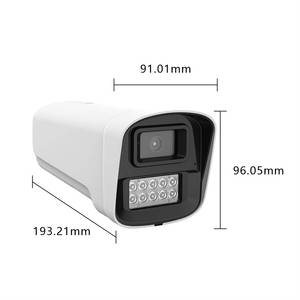 4MP 5mp智能黑光双向音频固定镜头Poe Ip摄像机子弹安全智能闭路电视网络摄像机 - Product Image 1