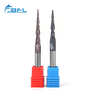BFL Rắn Carbide Gỗ Router Bits Côn Bóng Mũi Endmill HRC55 Bull Mũi Phay Cutter Cho Chế Biến Gỗ - Product Image 4