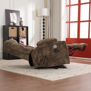 Fauteuil inclinable multifonctionnel, fauteuil inclinable décontracté et élégant, siège de canapé simple avec port USB, massage, fauteuil inclinable pour salon - Product Image 5