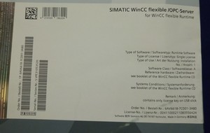 Neu und Original Plc 6 AV66187CD013AB0 WINCC FLEXIBLE OPCSER VER FUER WINCC SOFTWARE PLC Programmier steuerung - Product Image 4
