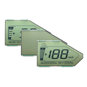 Özel segmentli lcd ekran ucuz fiyat HTN pozitif 4.5v segment görüntüler ekran lcd 7 monokrom segmentli lcd ekran