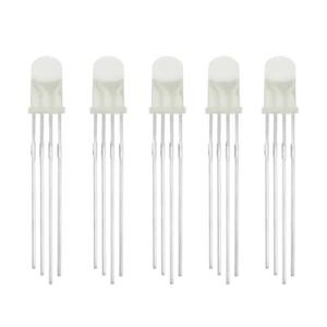 10 Stück 5mm RGB LED Gemeinsame Kathode/Gemeinsame Anode Dreifarbige Emissions dioden f5 RGB Diffuses/Transparentes Highlight - Product Image 3