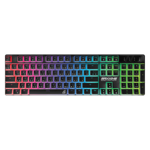Teclado mecánico para juegos RGB negro USB 2,0 Conexión por cable Teclado programable de tamaño completo - Product Image 1
