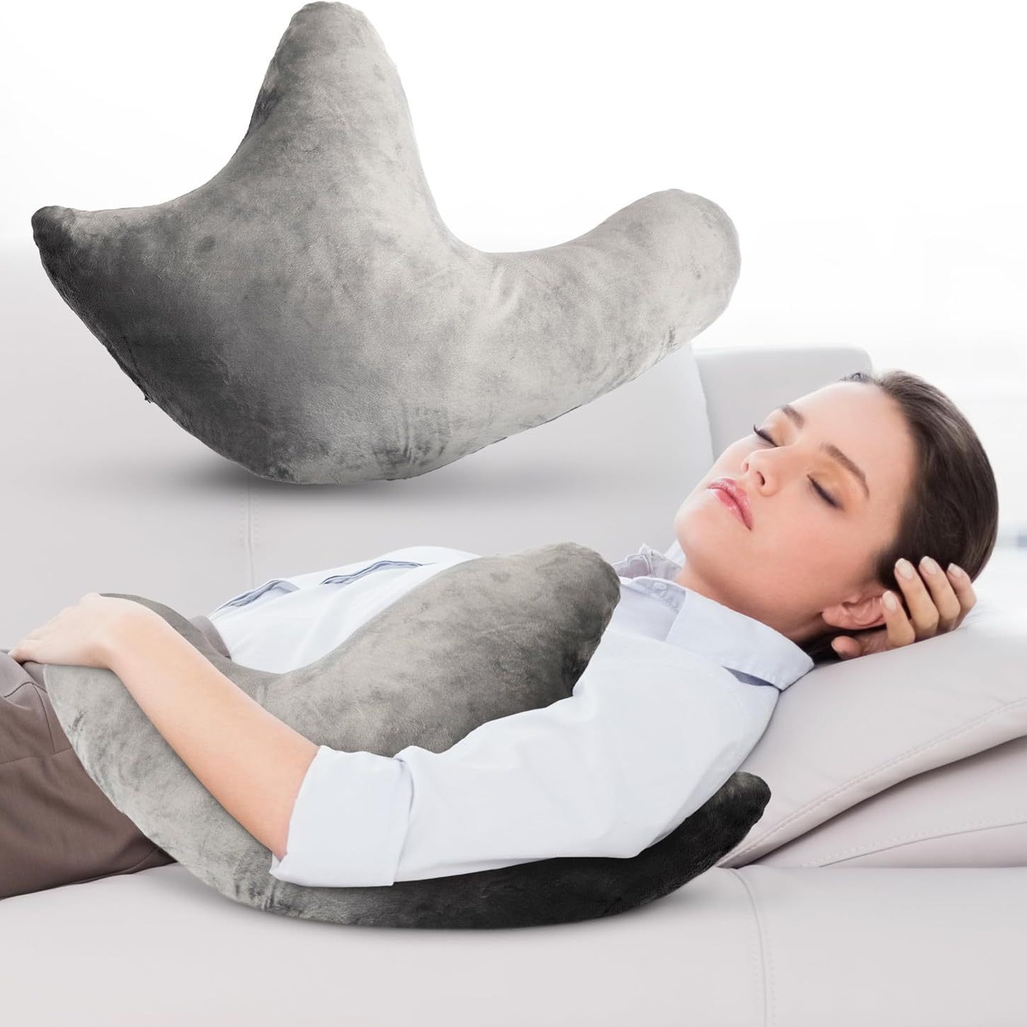 Coussin de soutien pour épaules, gris