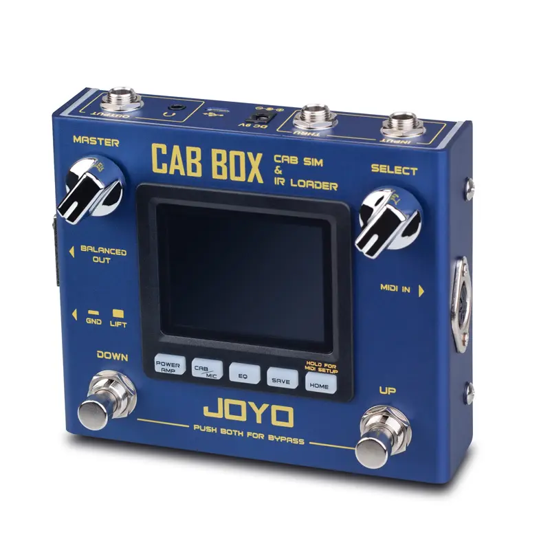 Cab Box Mini Effects Cabinet Simulation + Ir Loader Electric Guitar Effects 20 Speaker Simulations Guitar Effects JOYO R08