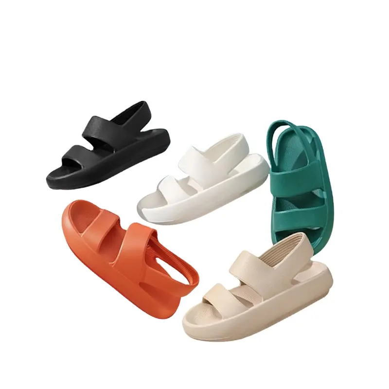 2024 New Arrival Designer EVA Foam Light Weigh Sandals Slippers Teenage Girl Shoes Fashion Outdoor Sport Flat Sandals For Women