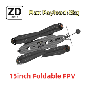 Hot người bán 10-inch <span class=keywords><strong>FPV</strong></span> bay không người lái nhanh chóng lắp ráp Max. Tải trọng: 3 kg 5.8G 2.5W độ bền lâu dài: 38 phút elrs915m 3115kv900motor - Product Image 5