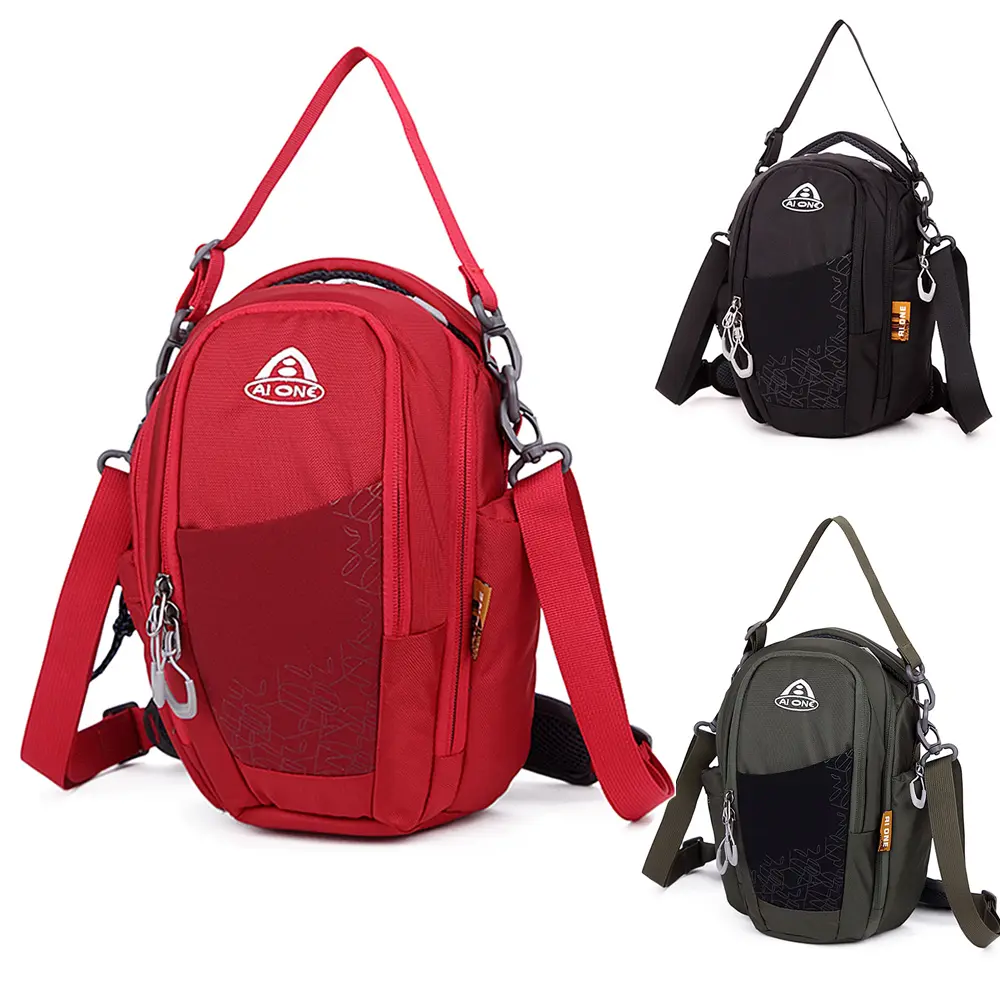 Custom Logo Waterproof Mens Messenger Bag Crossbody Sling Phone Bags Single Shoulder Outdoor Womens Messenger Bag