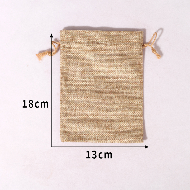 Corde de chanvre style 1318cm - Sac en chanvre - Couleur chanvre naturelle